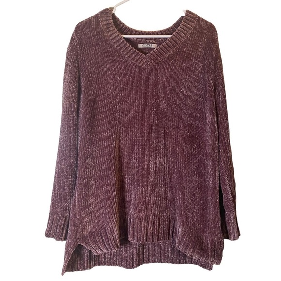 ORVIS Super Soft Knit V-Neck Sweater Rose Pink - Picture 2 of 9